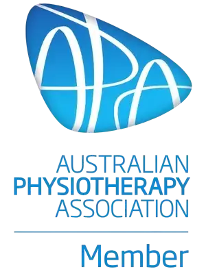 Official Australian Physiotherapy Association APA Member logo, representing certified professional alignment at Monty Pelvic Physio.